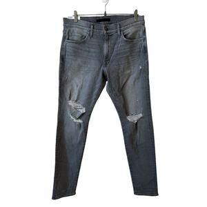 NWT Joe's Jeans Men's Kinetic The Dean Slim Tapered Jeans Gray Size 33 Casual